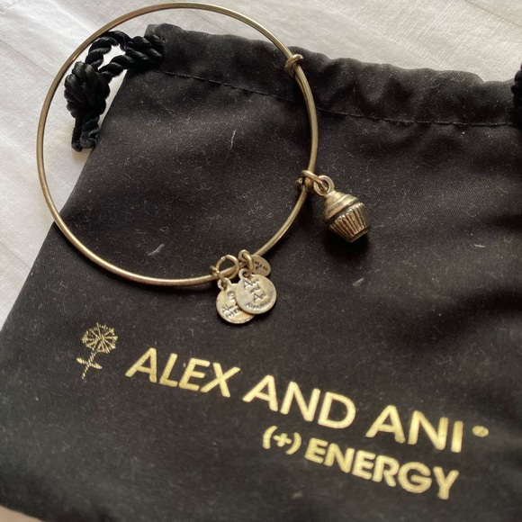 Alex and Ani Silver Cupcake Bracelet 🧁 - Picture 3 of 6